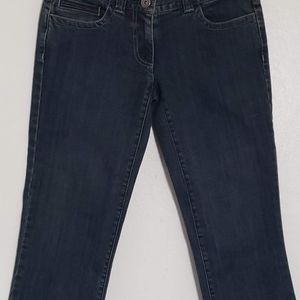 Ann Taylor Petites SlimFit Cropped Denim Blue Jean
